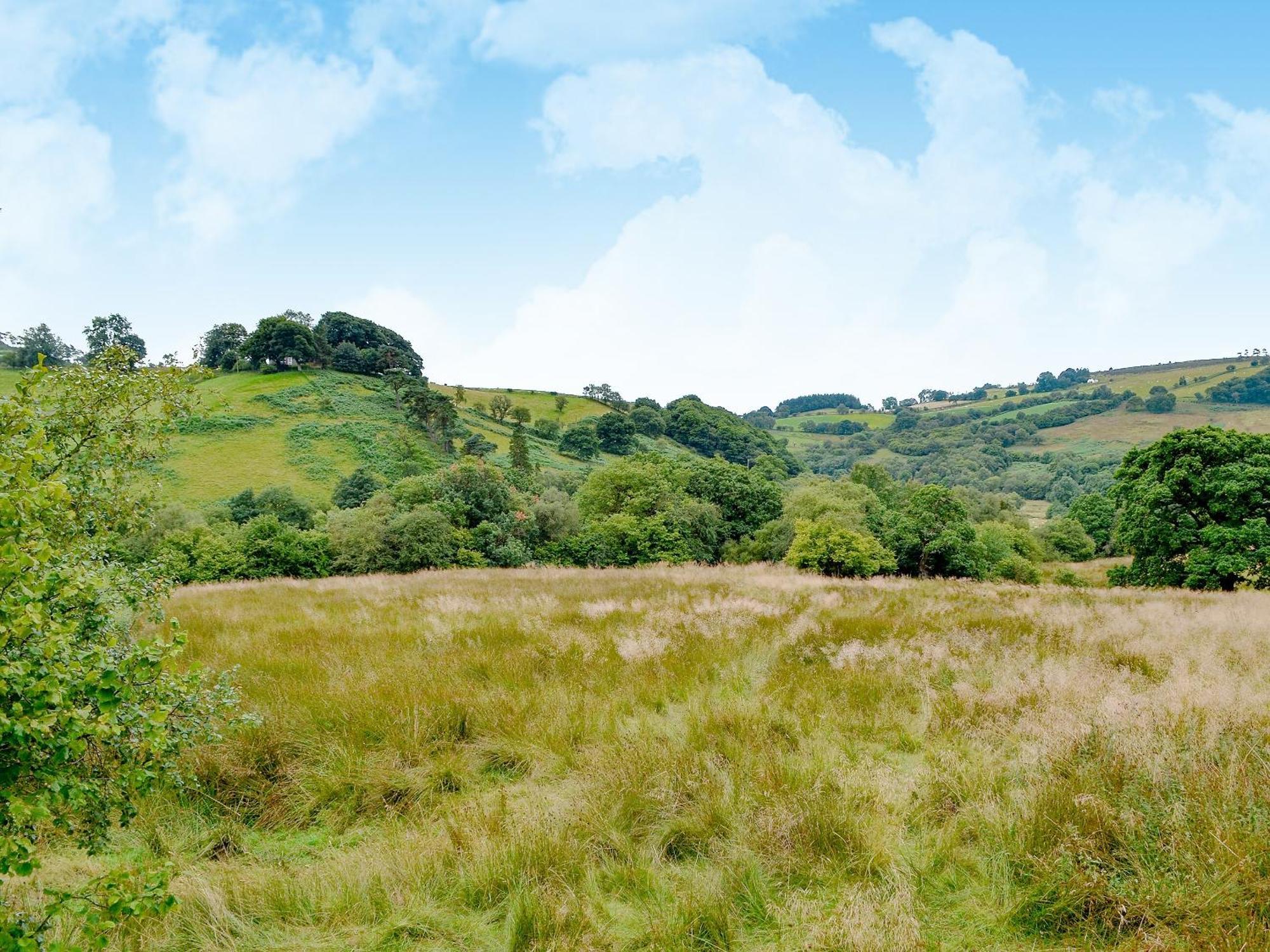 Castle View Villa Llanbadarn Fynydd Exterior photo